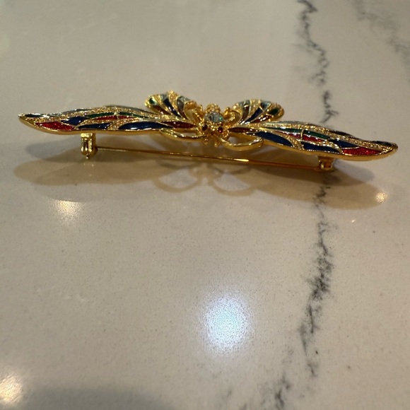 Camrose & Kross Vintage 90โs Jackie Kennedy Butterfly Brooch - Picture 9 of 10